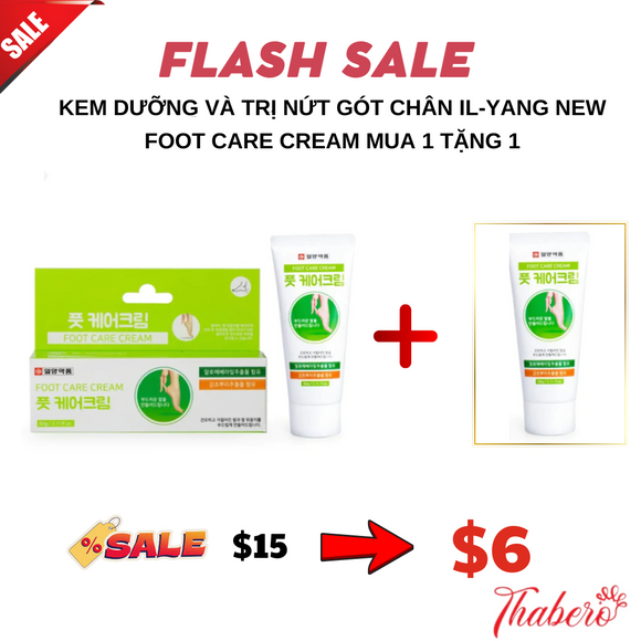 Kem dưỡng và trị nứt gót chân  IL-Yang New Foot Care Cream : HSD tháng 11/2025