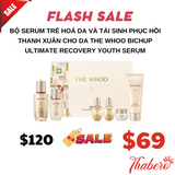 Bộ Serum trẻ hoá da và tái sinh phụ hồi thanh xuân cho daTHE WHOO Bichup Ultimate Recovery Youth Serum