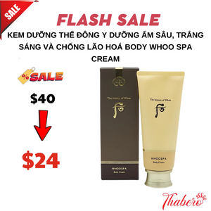 Kem dưỡng thể đông y dưỡng ẩm sâu, trắng sáng và chống lão hoá  body Whoo Spa Cream