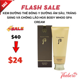 Kem dưỡng thể đông y dưỡng ẩm sâu, trắng sáng và chống lão hoá  body Whoo Spa Cream