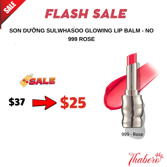 Son Dưỡng Sulwhasoo Glowing Lip Balm - No 999 Rose