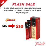 Thạch hồng sâm người lớn 6 năm tuổi ngăn ngừa bệnh tật, tăng cường sức khoẻ toàn diện Hàn Quốc