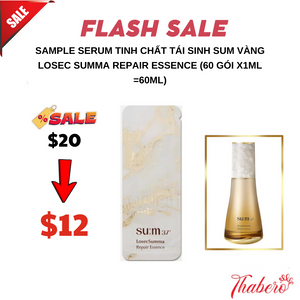 Sample serum tinh chất tái sinh Sum vàng Losec Summa Repair Essence (60 gói x1ml =60ml)