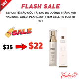 Serum Tế Bào Gốc tái tạo da dưởng trắng  với NAD,NMN, GOLD, PEARL,EGF  Stem Cell R5  Tom Tit Tot