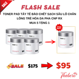 Toner Pad  Tẩy Tế Bào Chết sạch sâu lổ chân lông  Trẻ Hóa Da PHA CNP RX mua 5 tặng 1 = 6 HỘP