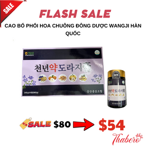 Cao bổ phổi hoa chuông đông dược  Wangji Hàn Quốc