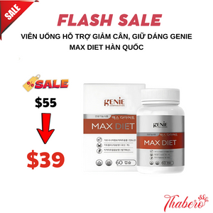 Viên uống hỗ trợ giảm cân, giữ dáng Genie Max Diet Hàn Quốc