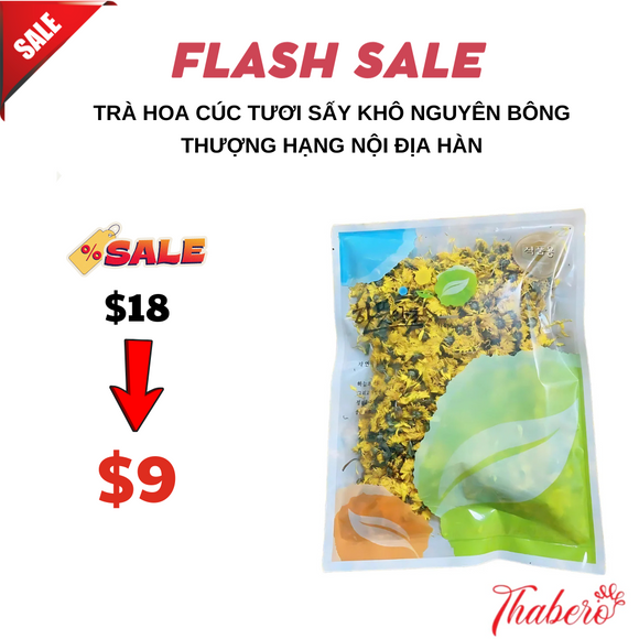 Trà Hoa Cúc Tươi Sấy Khô Nguyên Bông Thượng Hạng Nội Địa Hàn