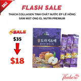 Thạch collagen tinh chất nước ép Lê  Hồng sâm Mật ong EL Nutri Premium