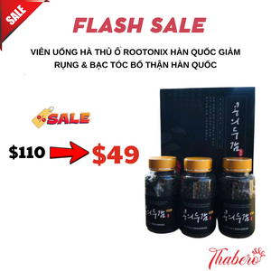Viên uống Hà Thủ Ô Rootonix Hàn Quốc giảm rụng & bạc tóc bổ thận Hàn Quốc