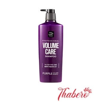 Dầu gội collagen giúp phòng tóc bồng bềnh tự nhiên Mise En Scène Professional Volume Care Purple Collagen Shampoo 680ml