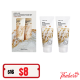 Set sữa rửa mặt cám gạo mịn da, trắng sáng, cung cấp độ ẩm LEBELAGE Rice Cleansing Foam Set