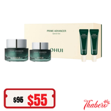 Set Kem Dưỡng Da da Protein giúp chống nhăn căng bóng Tự Nhiên Ohui Prime Advancer Ampoule Capture Cream 50ml 4sp