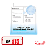 Mặt Nạ Thạch Thu Nhỏ Lỗ Chân Lông Và Săn Chắc Da MediAnswer Pore Collagen Nano Shot MASK - MÀU XANH