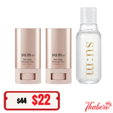 Set kem Chống Nắng Dạng Thỏi bảo vệ da khỏi tia UV, vừa bổ sung dưỡng chất giúp nuôi dưỡng và hiệu chỉnh kết cấu làn da SUM37 Sun-away Velvet Sun Stick SPF50+/PA++++