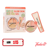 Che Khuyết Điểm và Triệt Sắc The Saem Cover Perfection Triple Pot Concealer Glow - Màu 21N