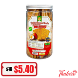 Bánh Tráng Nướng Mè Dừa Smile – Grilled Sesame Cracker & Coconut 120g