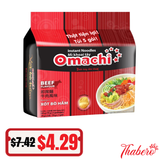 Mì Omachi bò hầm – Túi 5 gói