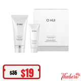 Set Sữa Rửa Mặt dưỡng trắng, làm sạch & mềm mịn da Ohui Extreme Bright Foam 160ml + 100ml