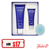 Set Sữa Rửa Mặt dành cho da mụn  Ohui Clinic Science Deep Medi-Cleansing Foam chăm sóc da mụn hiệu quả 40ml - OHUI XANH