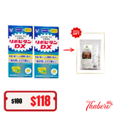 Combo 2 Viên uống phục hồi dinh dưỡng cho tế bào chống mệt mỏi tràn đầy năng lượng mỗi ngày Taurine Dx Taisho Nhật Bản Tặng trà gạo lứt