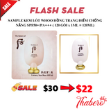 Sample Kem lót  whoo hồng trang điểm chống nắng Whoo Gongjinhyang Mi Essential Sun Base SPF50+/PA+++ (120 gói x 1 ml =120 ml)