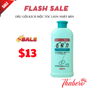 Dầu Gội kích Mọc Tóc Lion Nhật Bản