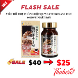Viên uống hỗ trợ phòng ngừa đột quỵ Nattokinase Fine 66000fu Nhật Bản