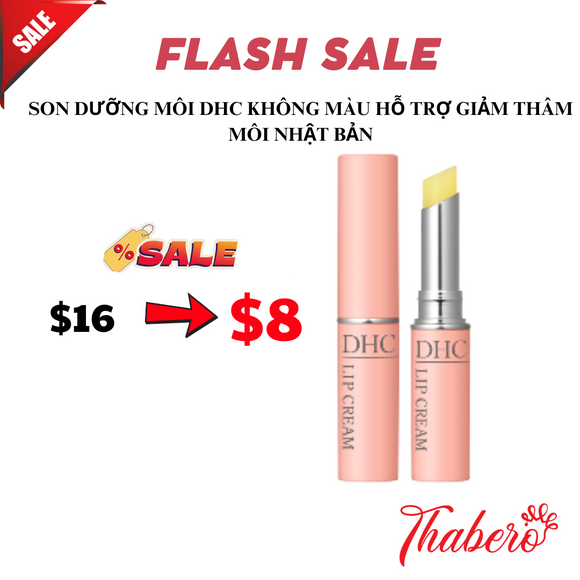 Son Dưỡng Môi DHC Không Màu Hỗ Trợ Giảm Thâm Môi Nhật Bản