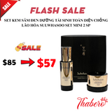 Set kem sâm đen  dưỡng tái sinh toàn diện, chống lão hoá, đánh thức vẻ đẹp đỉnh cao Sulwhasoo Timetreasure Honoốntige - Set mini 2 sp 10ml x 2