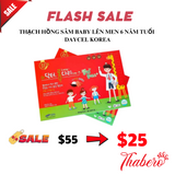Thạch hồng sâm baby giúp bé cao lớn và hổ trợ tiêu hoá tốt lên men 6 năm tuổi Baby Daycell Korea
