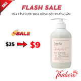 Sữa Tắm nước hoa hồng số 5  In France   Dưỡng Ẩm Sparkling Rose Body Wash Jmella