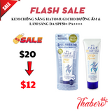 Kem Chống Nắng Hatomugi Dưỡng Ẩm & Làm Sáng Da The UV Milky Gel UV Care & Moisturizing SPF50+ PA++++ - MÀU TRẮNG