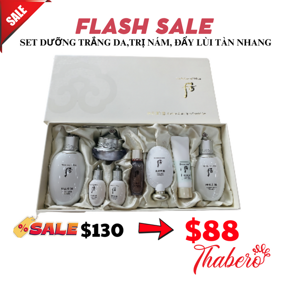 Set Dưỡng Trắng Da, Trị Nám, Đẩy Lùi Tàn Nhang Whoo Gongjinhyang Seol Radiant White