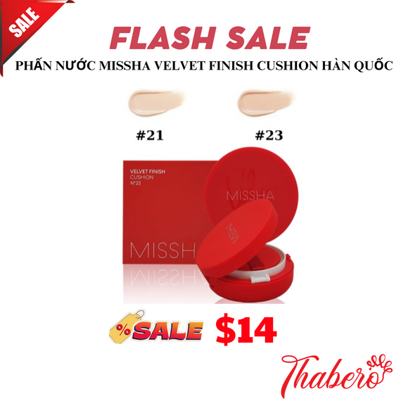 Phấn nước Missha Velvet finish cushion Hàn Quốc