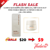 Sample Kem Dưỡng Ẩm trắng da, mờ nám Sum37 Time Energy Bright – Luminous Cream (60 gói x 1ml =60ml )