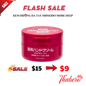 Kem dưỡng tay mềm mịn da  Shiseido Urea  More Deep 100gr Nhật