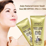 Kem nền chống nắng ốc sên dưỡng da ANJO Natural Cover Snail Sun BB Cream