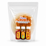 Bánh tráng sốt ớt rim siêu cay (Ultra-Spicy Chili Glazed Rice Paper).
