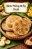 Bánh Phồng Mì Ép Chuối Cassava & Banana Chips