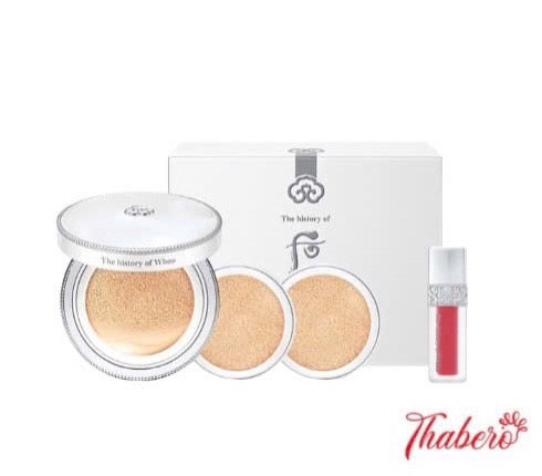 Set Phấn Nước dưỡng trắng Và Son The History Of Whoo Special Set - Tone 21 : sáng da