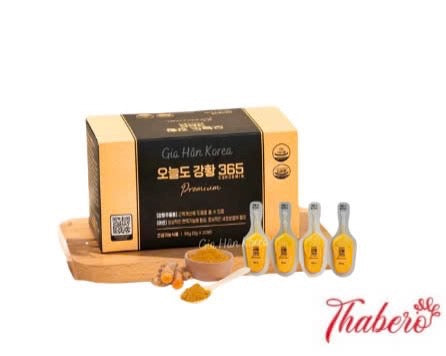 Nghệ nano đông trùng curcumin 365 premium Hàn Quốc  tăng sức đề kháng hỗ trợ tiêu hóa giúp tăng sức khoẻ cơ bắp giảm viêm và đau nhức cải thiện làn da sáng mịn