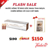 Nước Uống Tế Bào Gốc Nhau Thai Ngựa Chiến Mông Cổ Cao Cấp NMN Nhật + Tặng kèm 1 hộp thạch tổ yến đông trùng hạ thảo 15 tép .