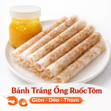 Bánh tráng cuốn tôm ruốc kèm với sốt muối béo Mixed Shrimp and Rice Paper RollsRich Salty Dipping Sauce