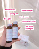 Nước uống kích trắng NMN Perfect White Ever 18 Eikenbi (10 lọ).