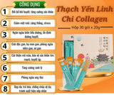 Thạch Tổ  Yến Linh Chi Collagen tăng cường sức khoẻ, đẹp da, cải thiện vóc dáng, chống lão hoá & trẻ hoá 여왕 제비집 젤리 스틱