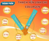 Thạch Tổ  Yến Linh Chi Collagen tăng cường sức khoẻ, đẹp da, cải thiện vóc dáng, chống lão hoá & trẻ hoá 여왕 제비집 젤리 스틱