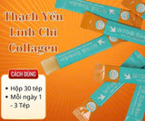 Thạch Tổ  Yến Linh Chi Collagen tăng cường sức khoẻ, đẹp da, cải thiện vóc dáng, chống lão hoá & trẻ hoá 여왕 제비집 젤리 스틱