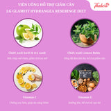 Viên uống hỗ trợ giảm cân, săn chắc cơ thể và làm đẹp da LG Glamfit Hydrangea Reseringe Diet