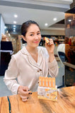 Nước Uống Tinh Chất Nghệ Nano Fucoidan Ukon Premium Liquid Eikenbi hộp 15 ống của Nhật Bản